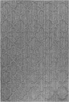 Distressed Ogee Pattern Outdoor Rug | Gray Gray