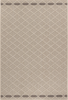 Textured Diamond Pattern Patio Rug | Beige 