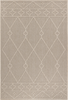 Outdoor Diagonal Stripe Pattern Rug | Beige 