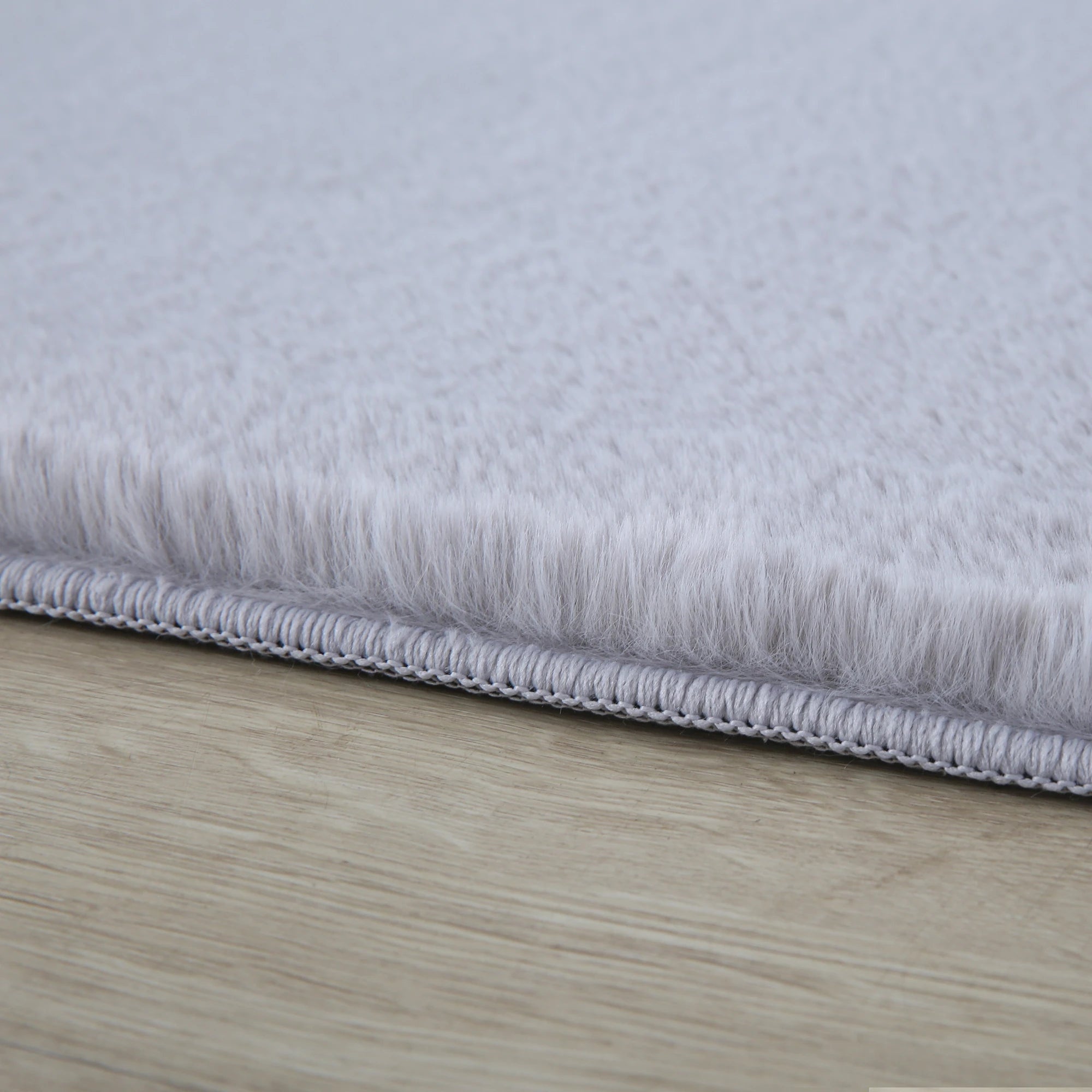 Cozy & Soft Fluffy Rug | Silver