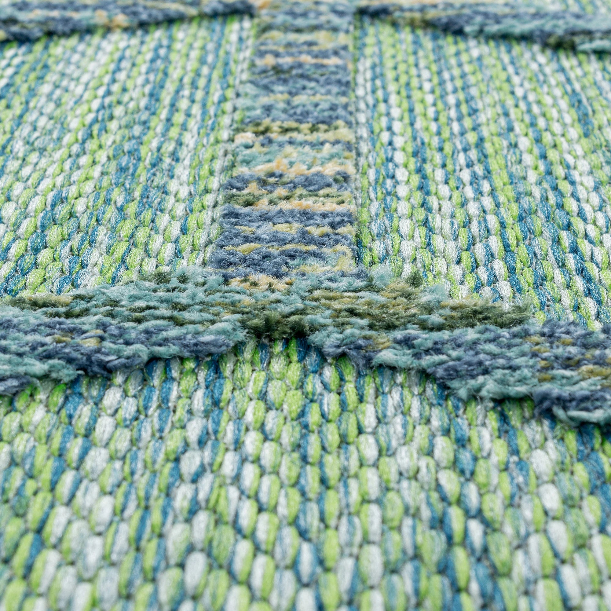 Scandinavian Diamond Outdoor Rug | Green