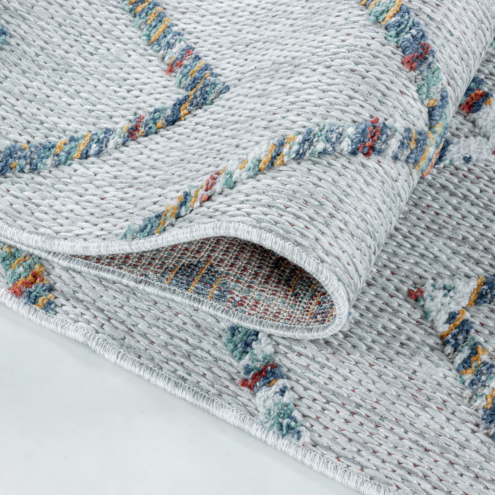 Boho Geometric Outdoor Rug | Multi