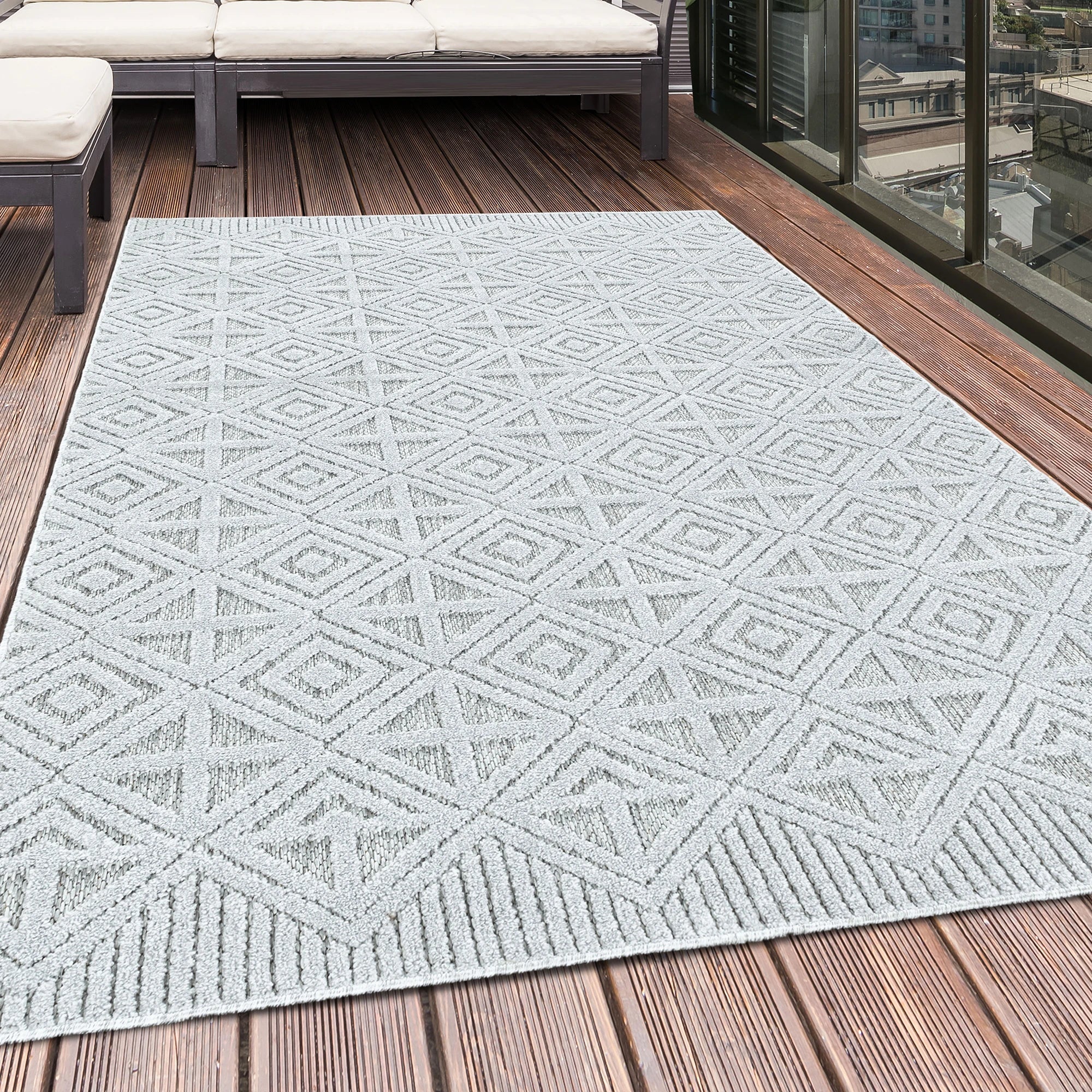 Bohemian Premium Area Rug | Gray