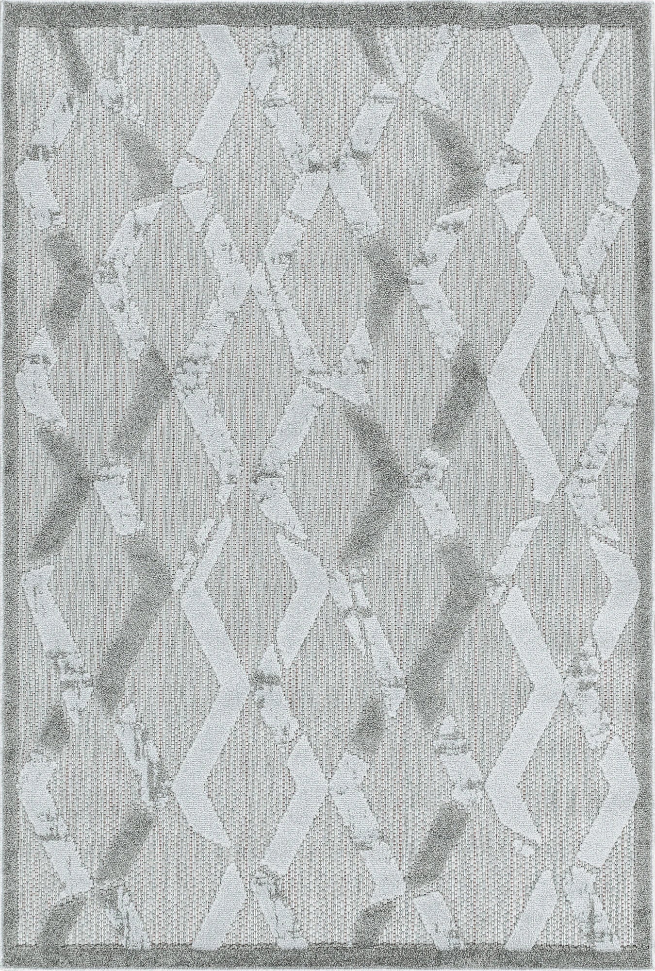 Bohemian Modern Floor Rug | Gray