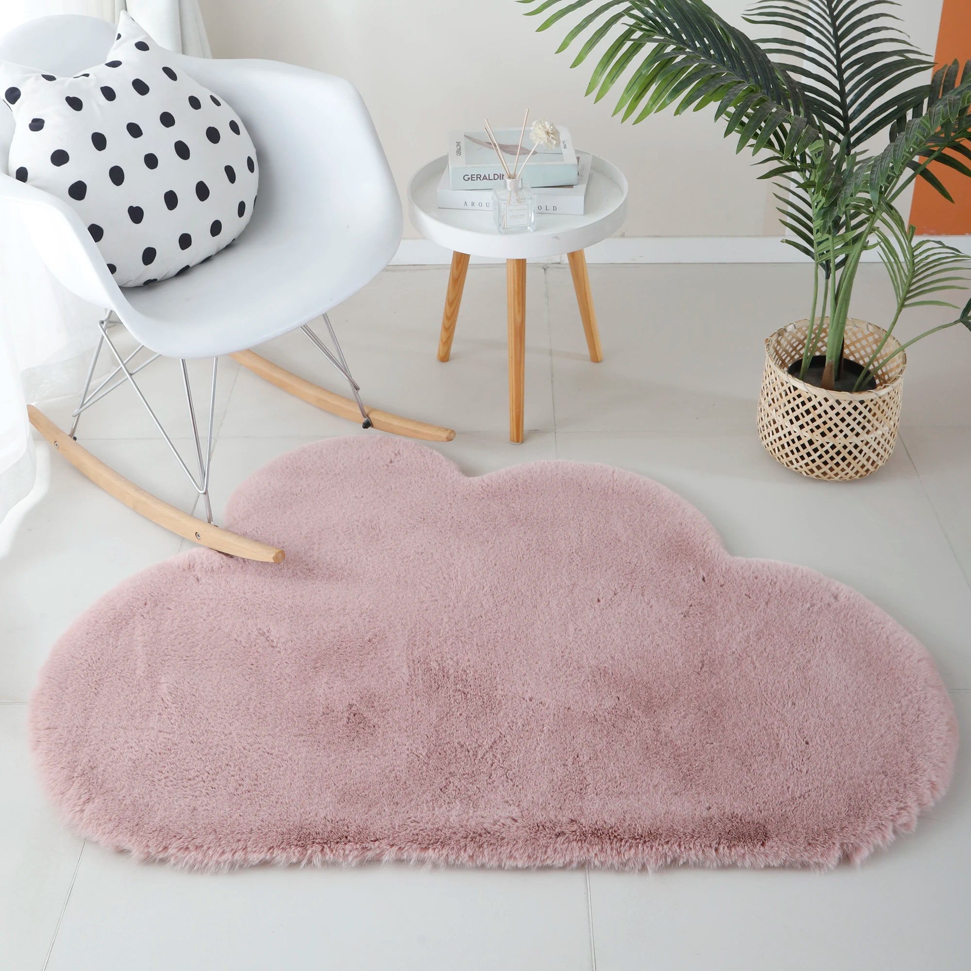 Cloud Shape Rug | Pink