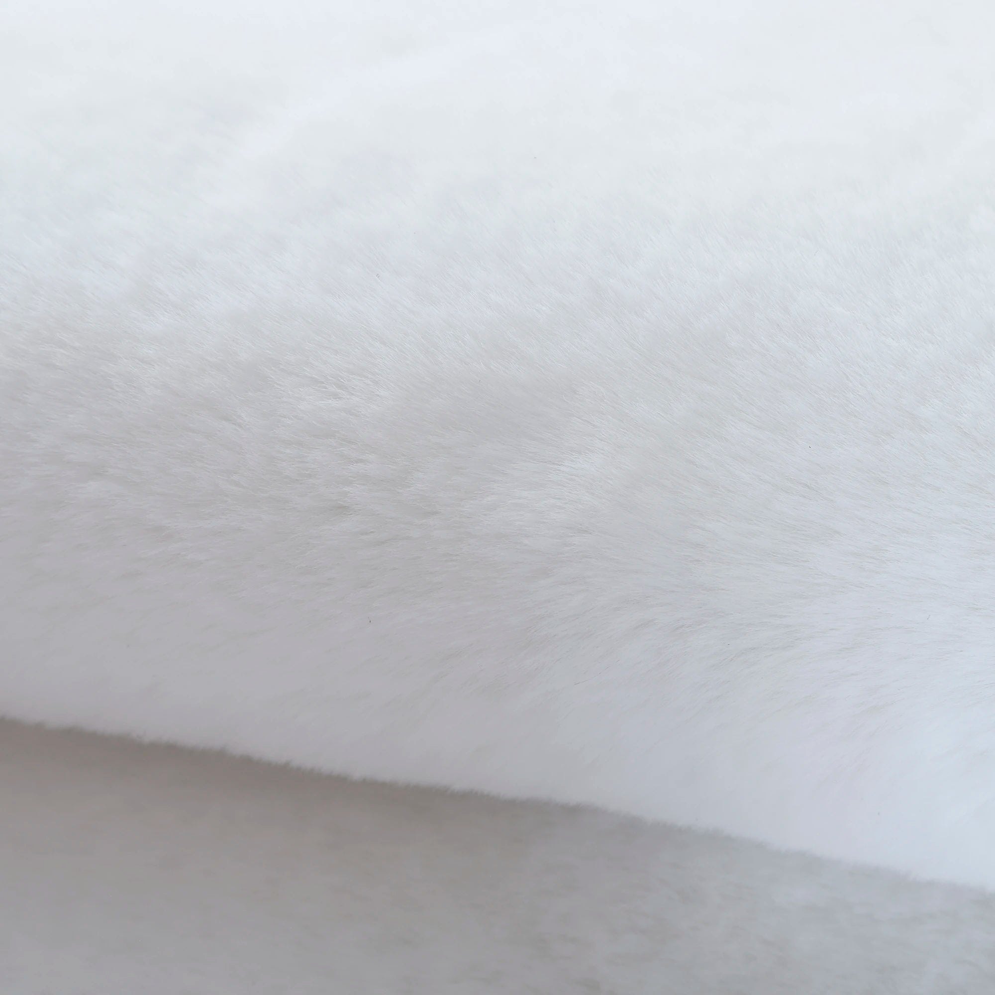 Whale Shape Rug | White