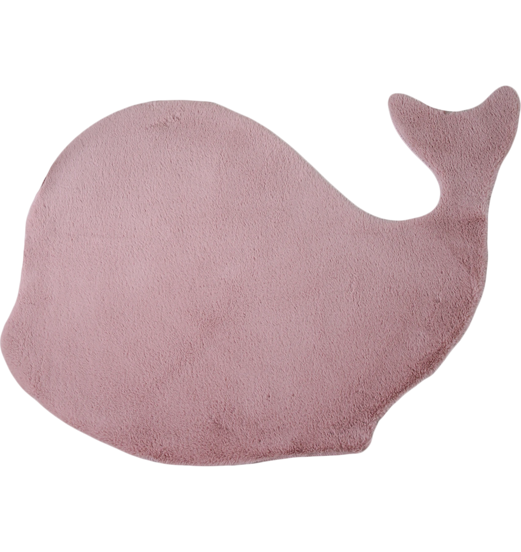 Whale Shape Rug | Pink