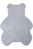 Bear Form Stylish Rug | Silver 