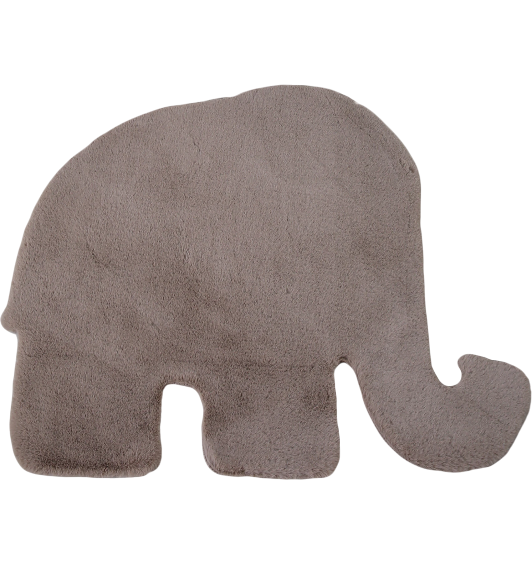 Elephant Shape Rug | Beige