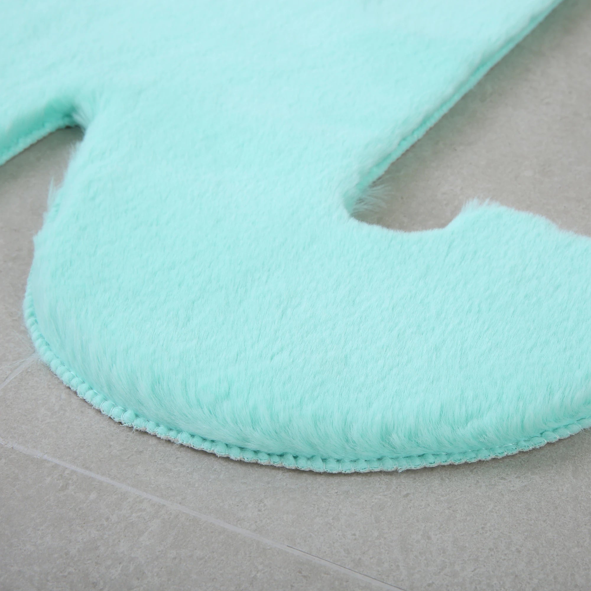 Elephant Shape Rug | Mint