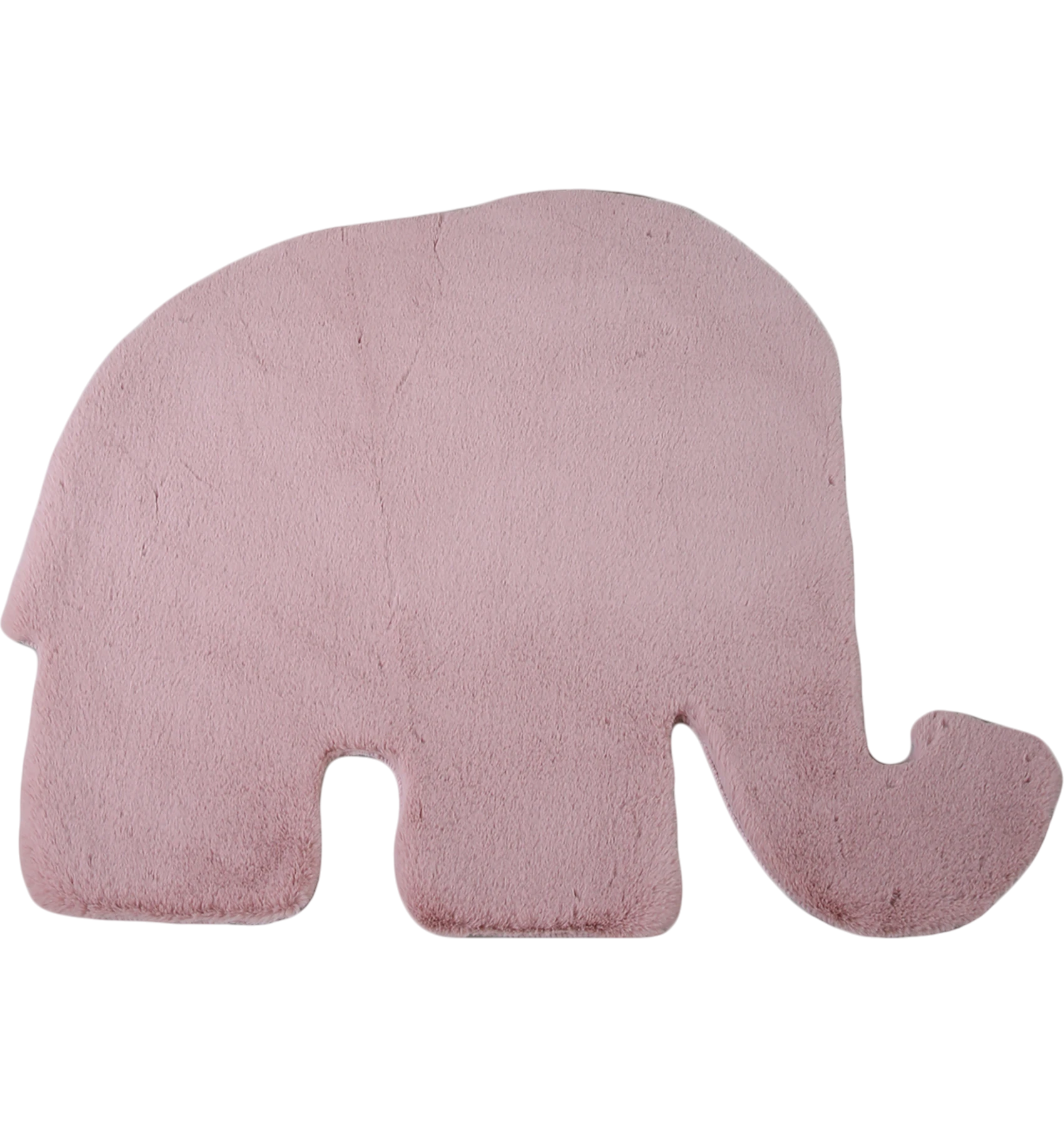 Elephant Shape Rug | Pink