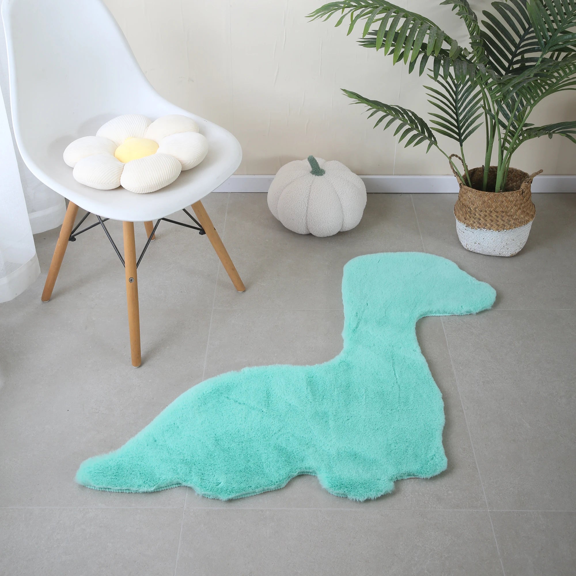 Dino Form Rug | Mint
