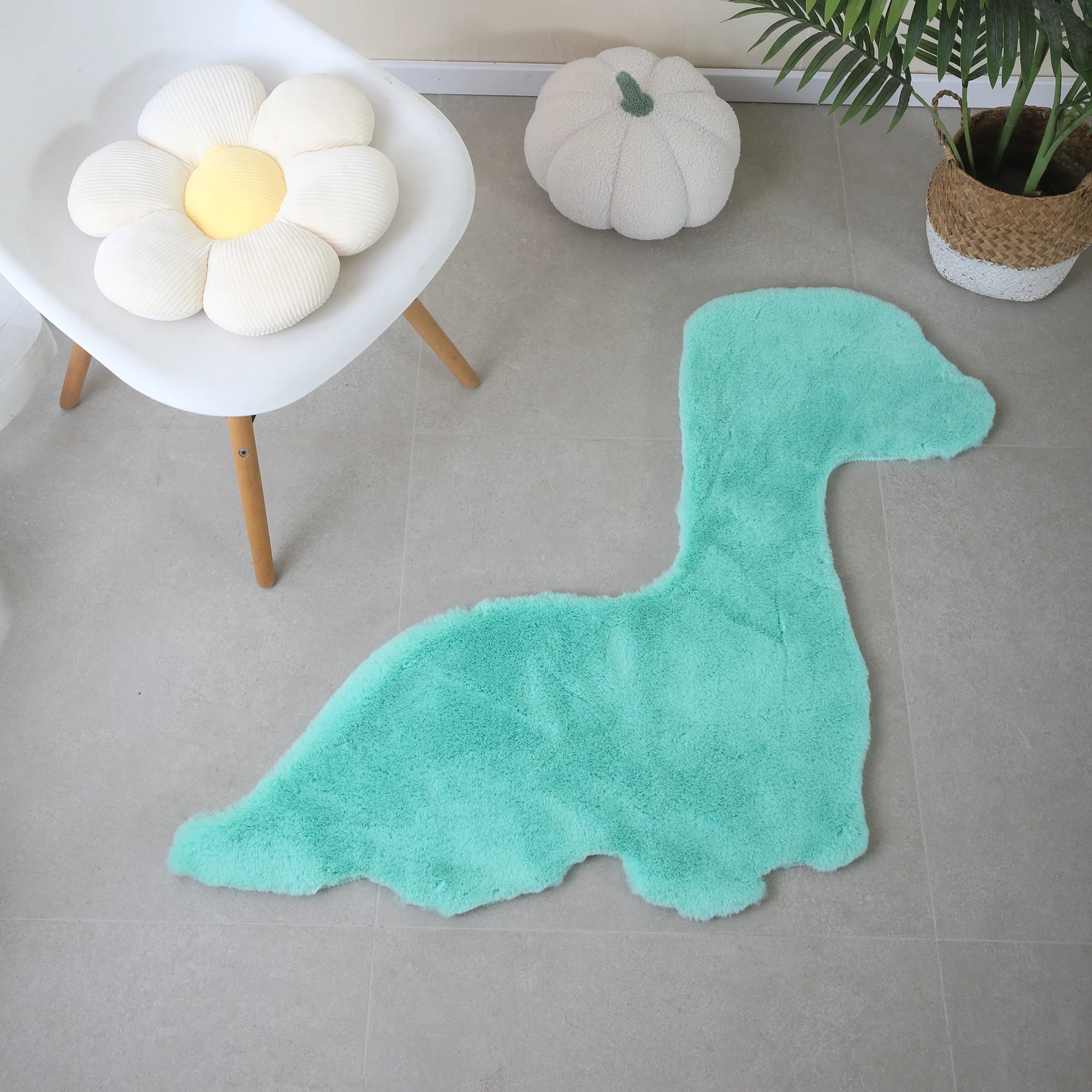 Dino Form Rug | Mint