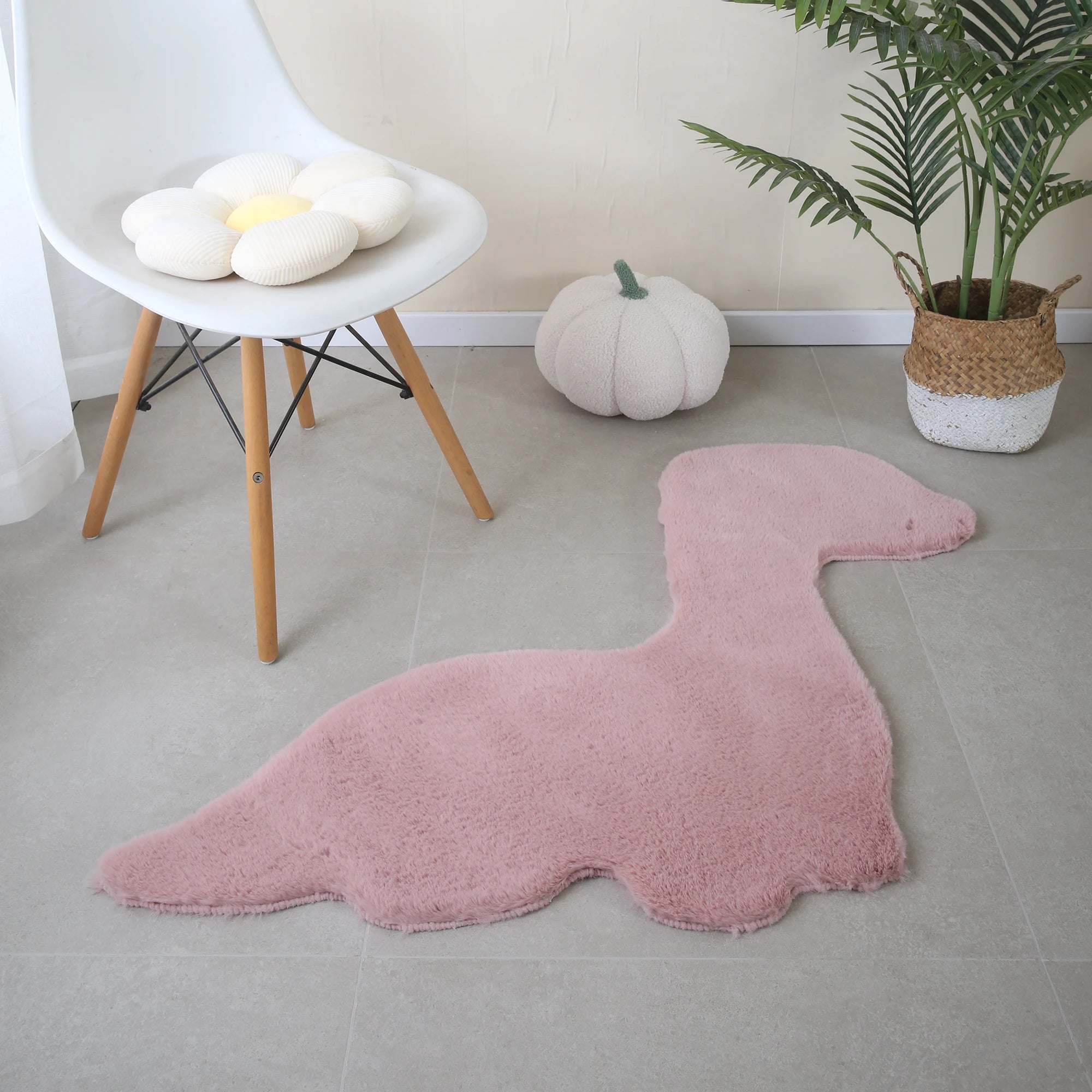 Dino Form Rug | Pink