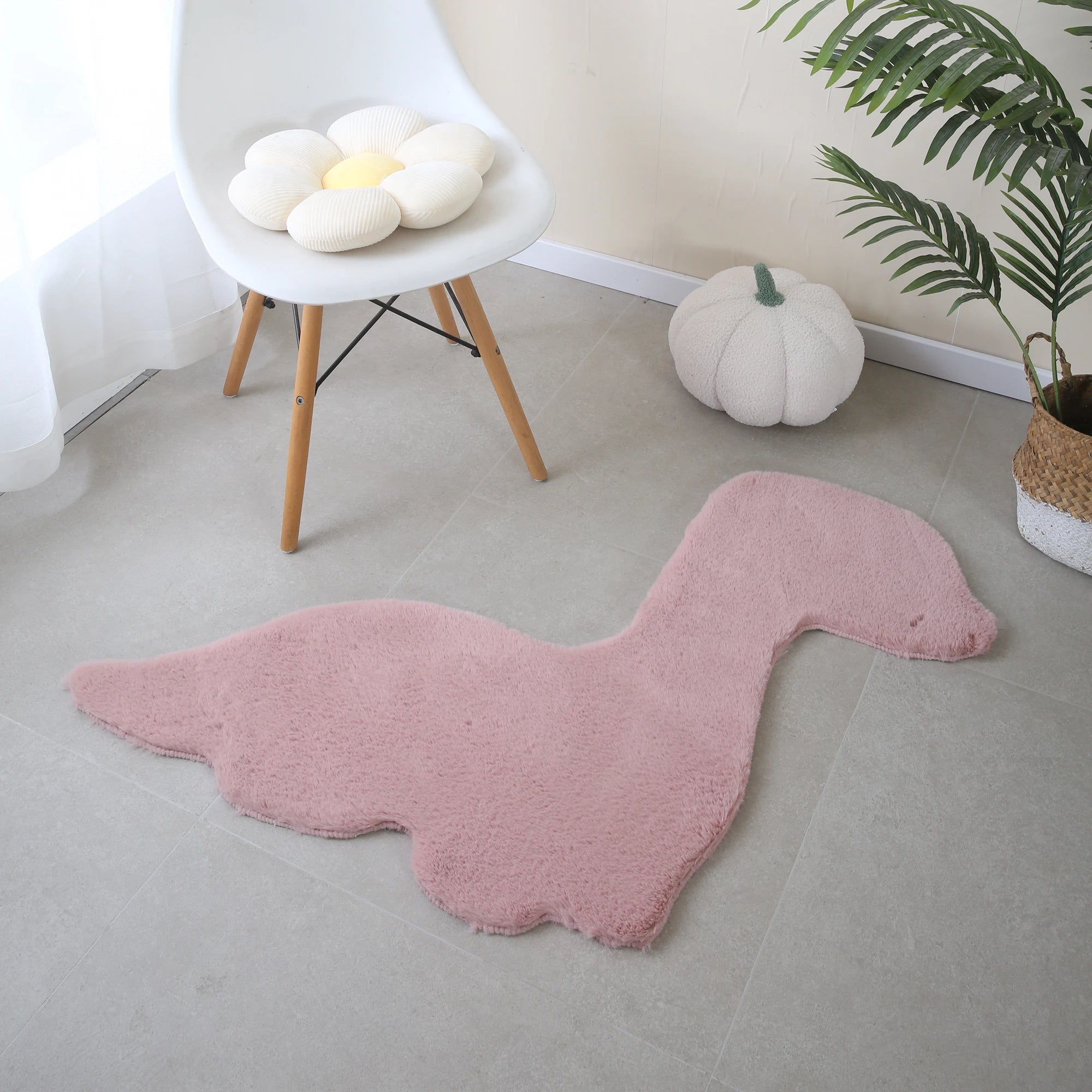 Dino Form Rug | Pink