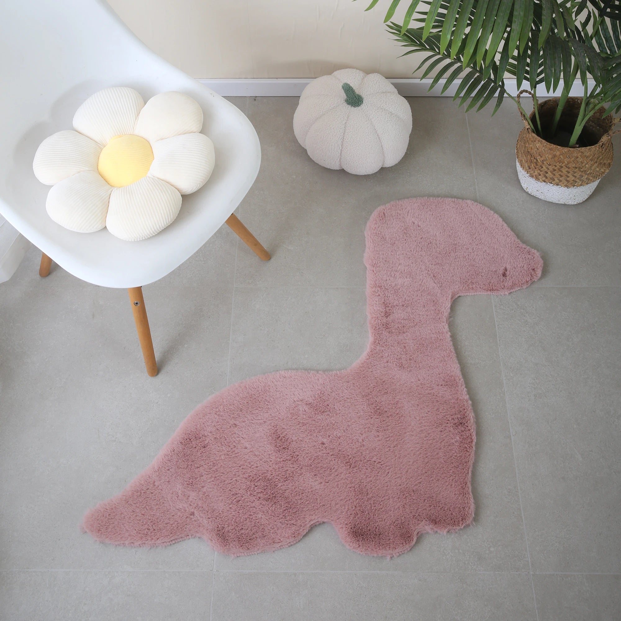 Dino Form Rug | Pink