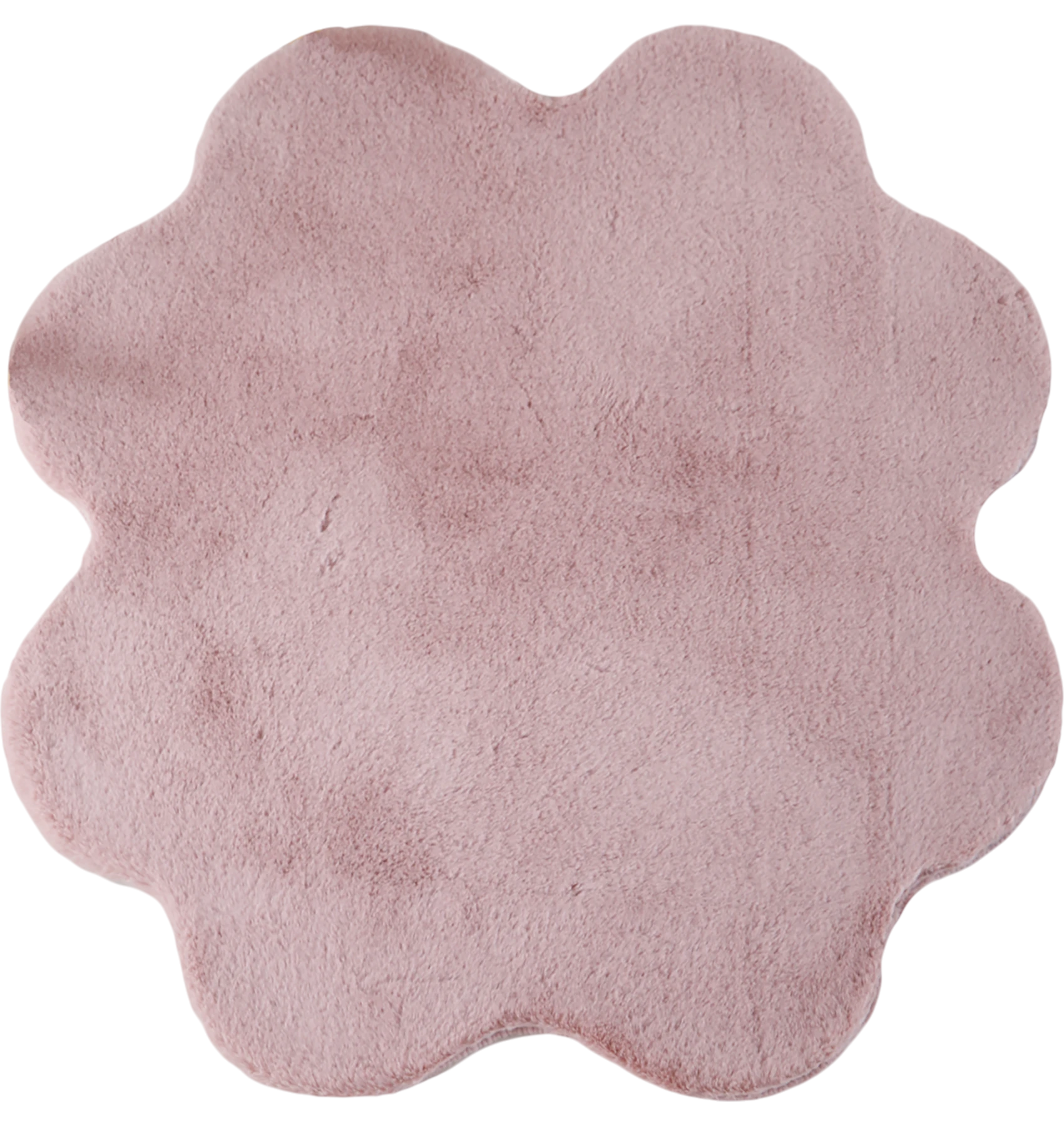 Clover Shape Rug Pink