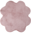 Clover Shape Rug Pink Pink