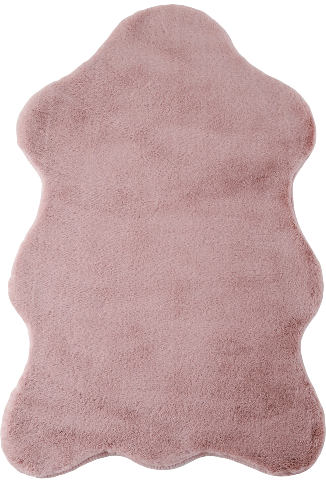 Sheepskin Imitation Chic Decor Rug | Pink