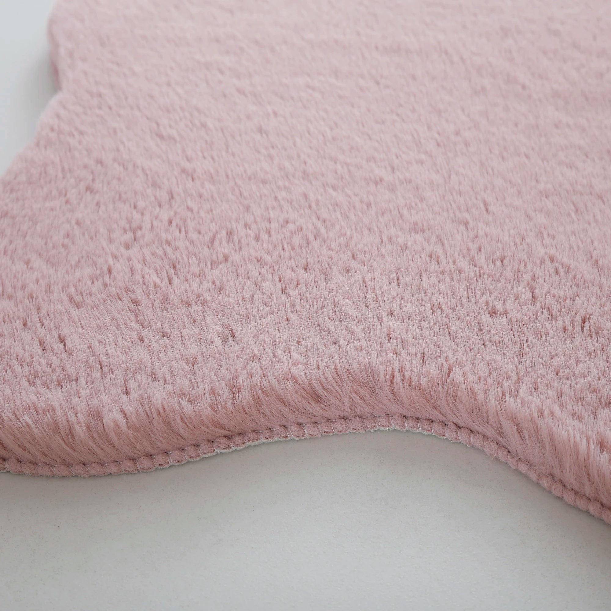 Sheepskin Imitation Chic Decor Rug | Pink