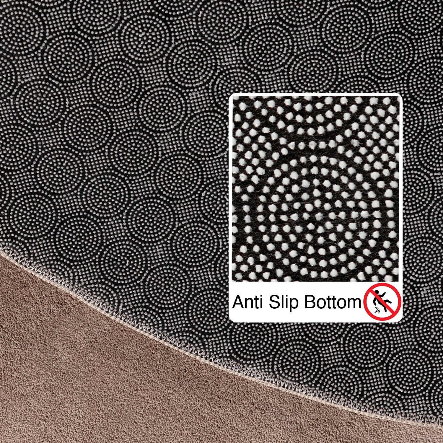 Plain Color Premium Decor Rug | Beige