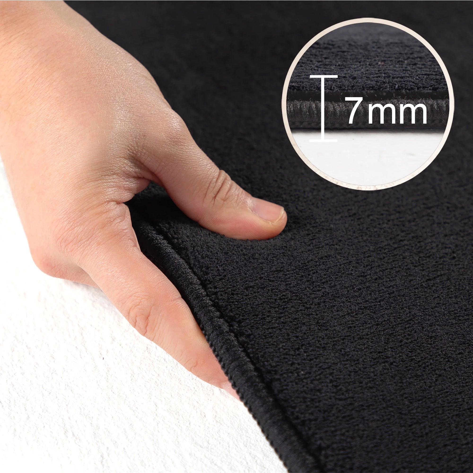 Plain Color Premium Decor Rug | Anthracite