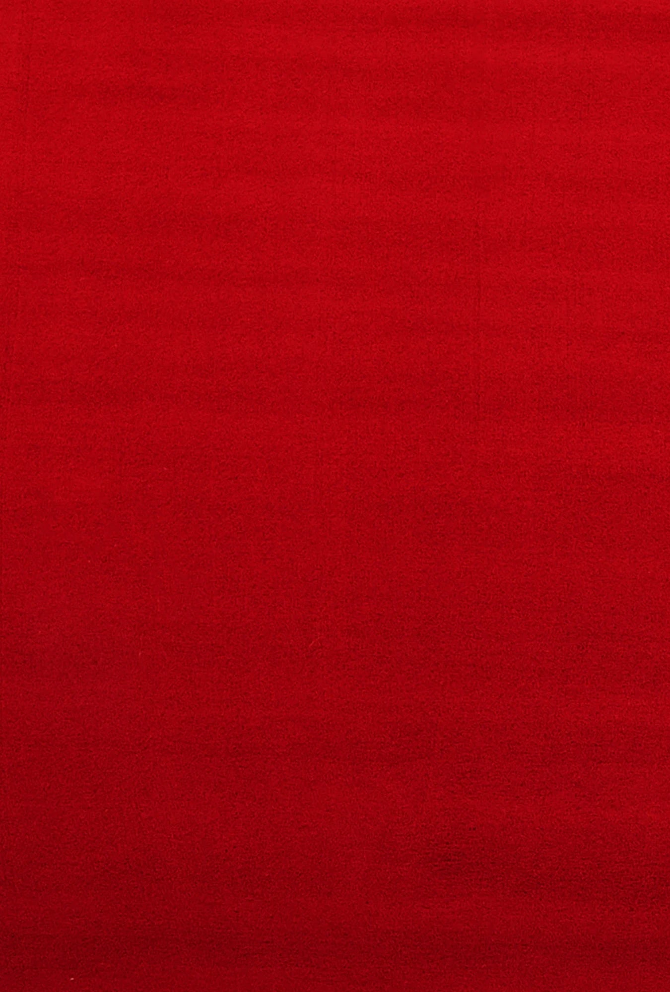 Plain Color Premium Decor Rug | Red