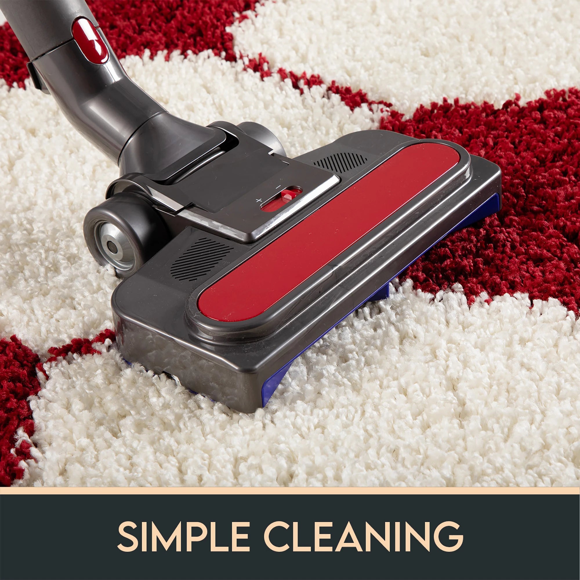 Round Football Shaggy Kids Rug | Red