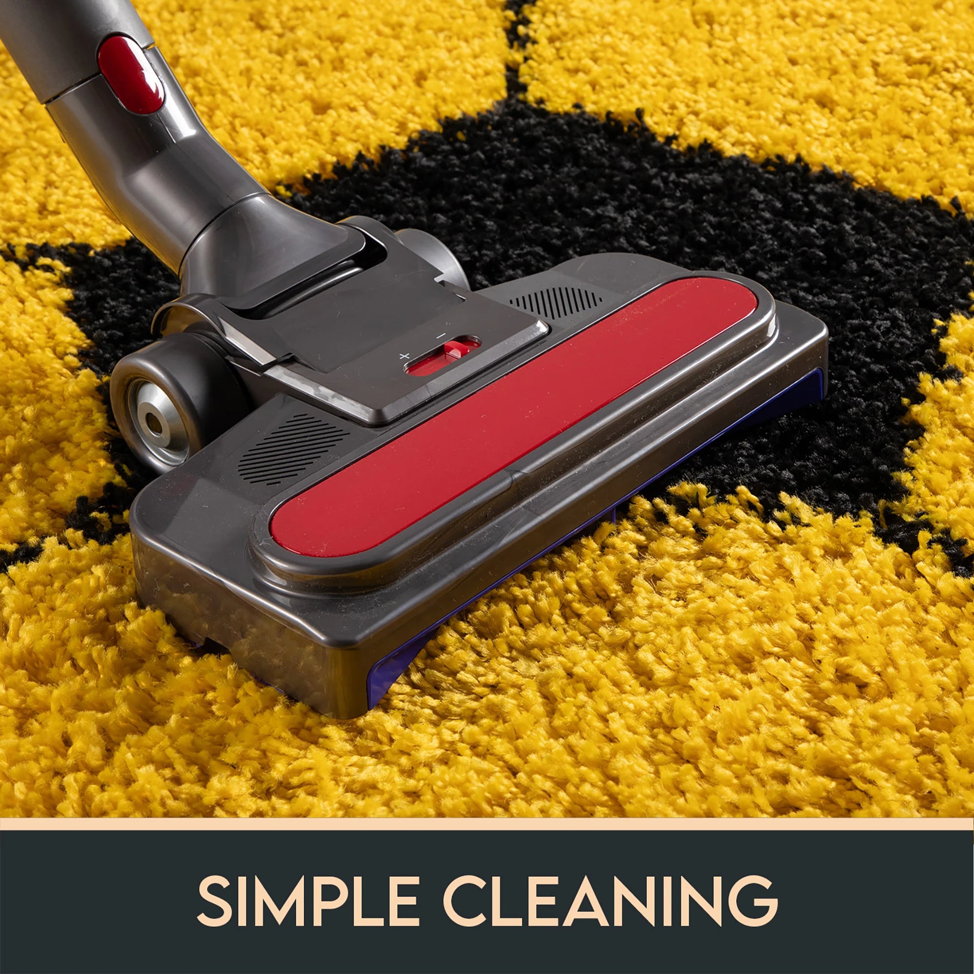 Round Football Shaggy Kids Rug | Yellow