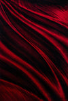 Abstract Brush Stroke Wave Rug | Red Red