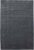 Solid Gray Plush Weave Area Rug 