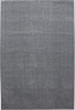 Solid Light Gray Plush Weave Area Rug 