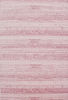 Modern Abstract Horizontal Stripe Area Rug | Pink 