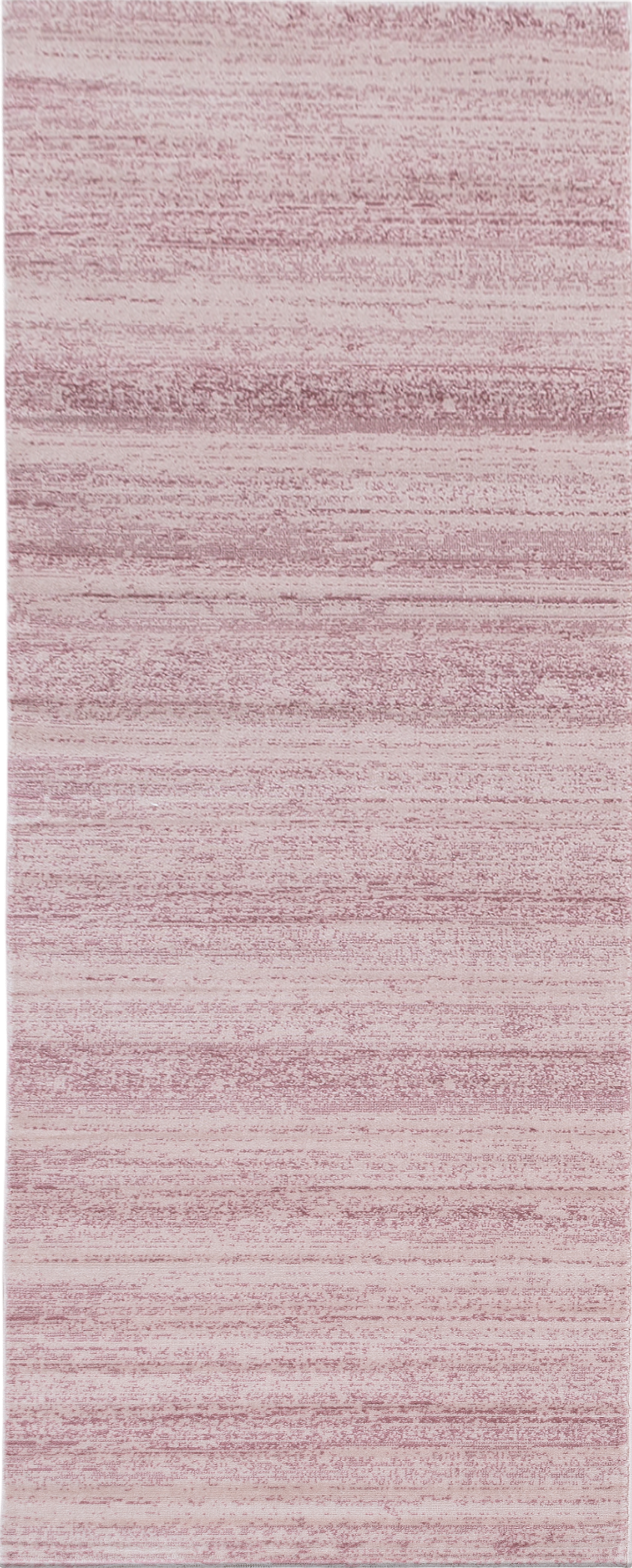Modern Abstract Horizontal Stripe Area Rug | Pink