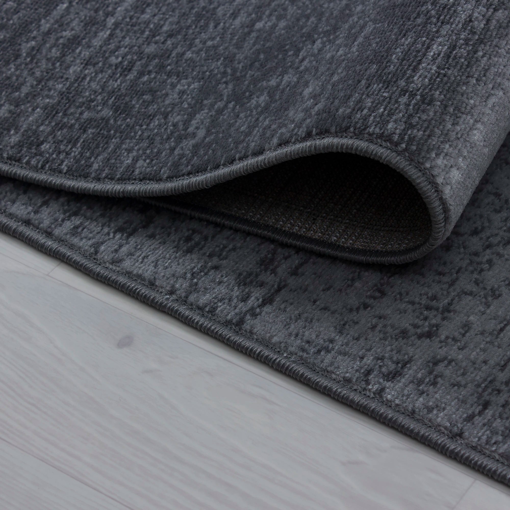 Modern Geometric Star Motif Area Rug | Gray