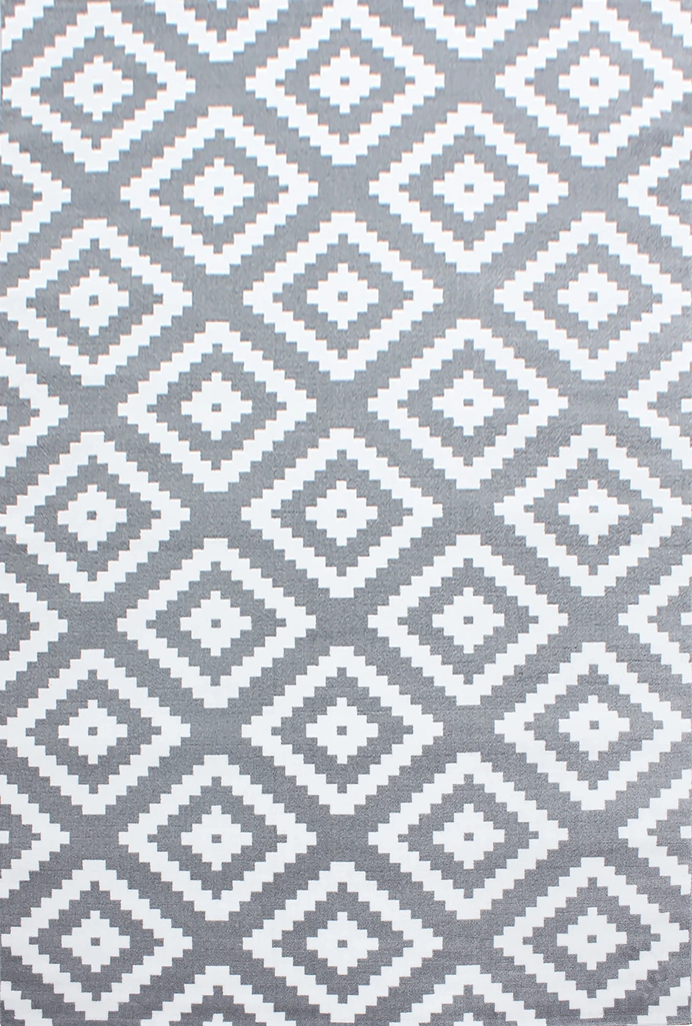 Contemporary Skandi Style Trellis Carpet | Gray
