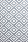 Contemporary Skandi Style Trellis Carpet | Gray Gray