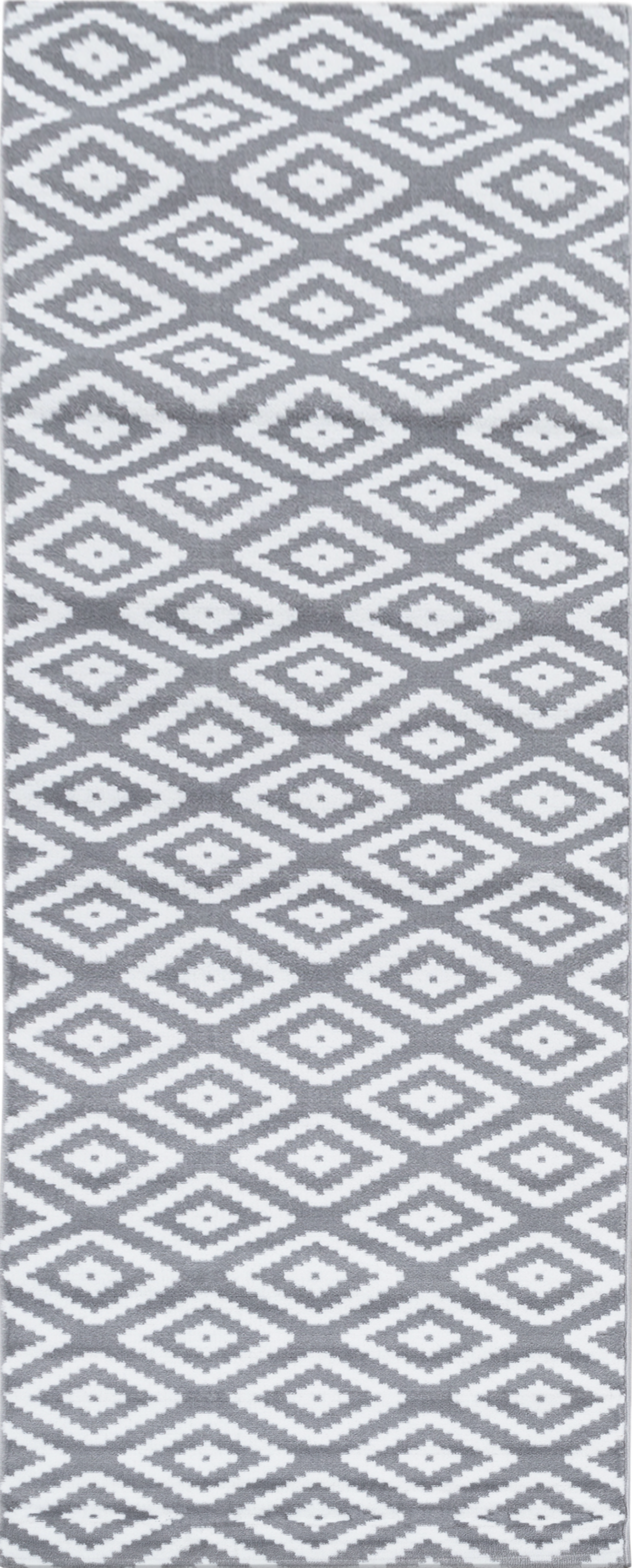 Contemporary Skandi Style Trellis Carpet | Gray