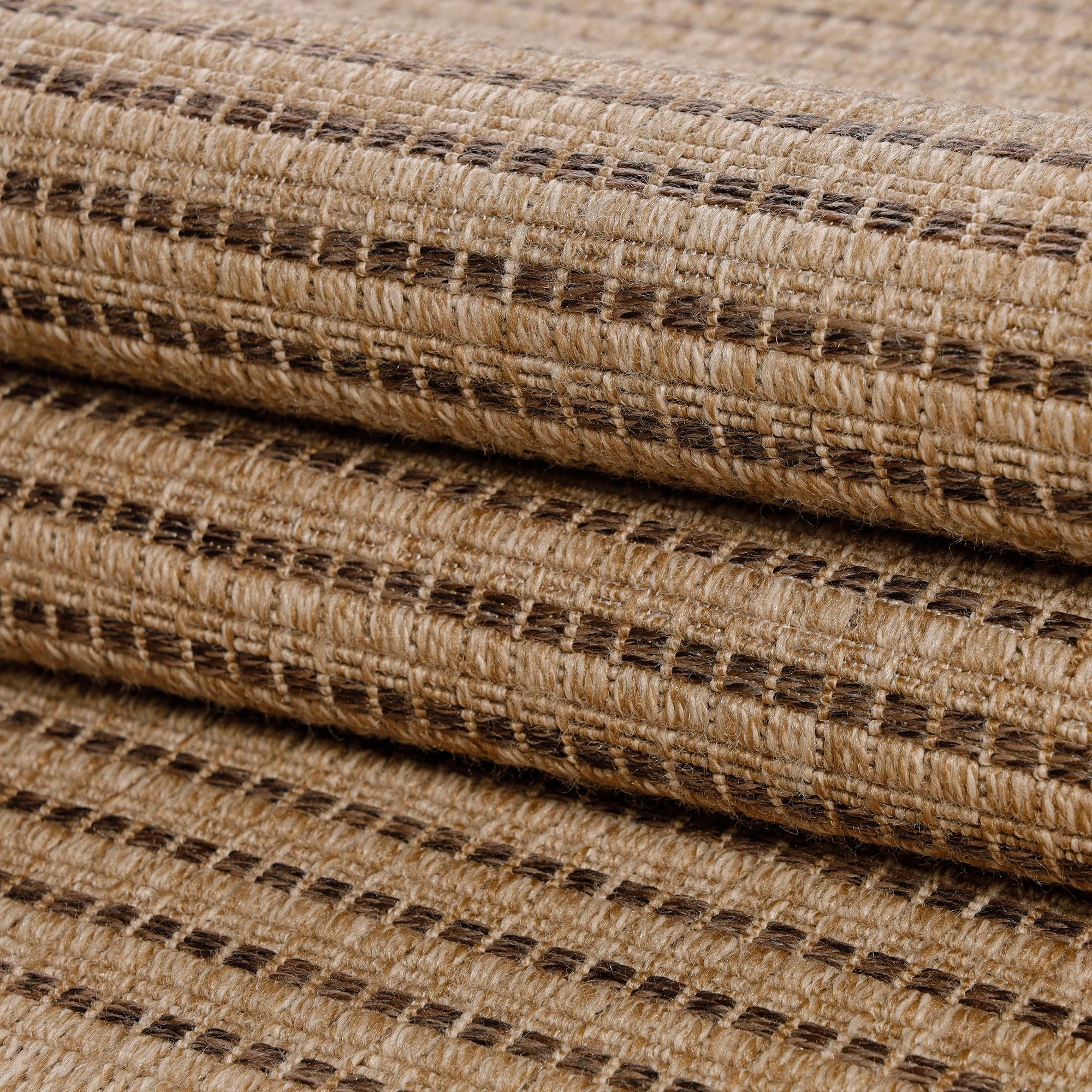 Vintage Elegant Neutral Jute Rug | Black
