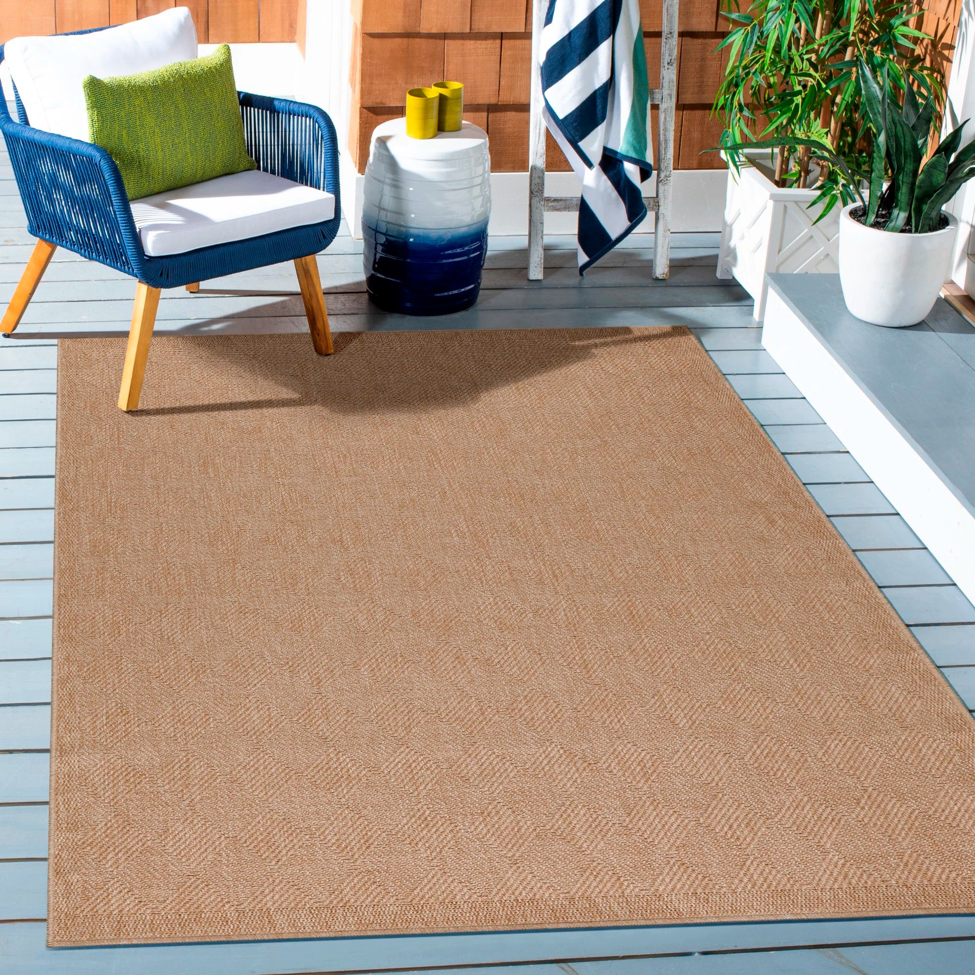 Vintage Chic Stylish Jute Rug | Beige