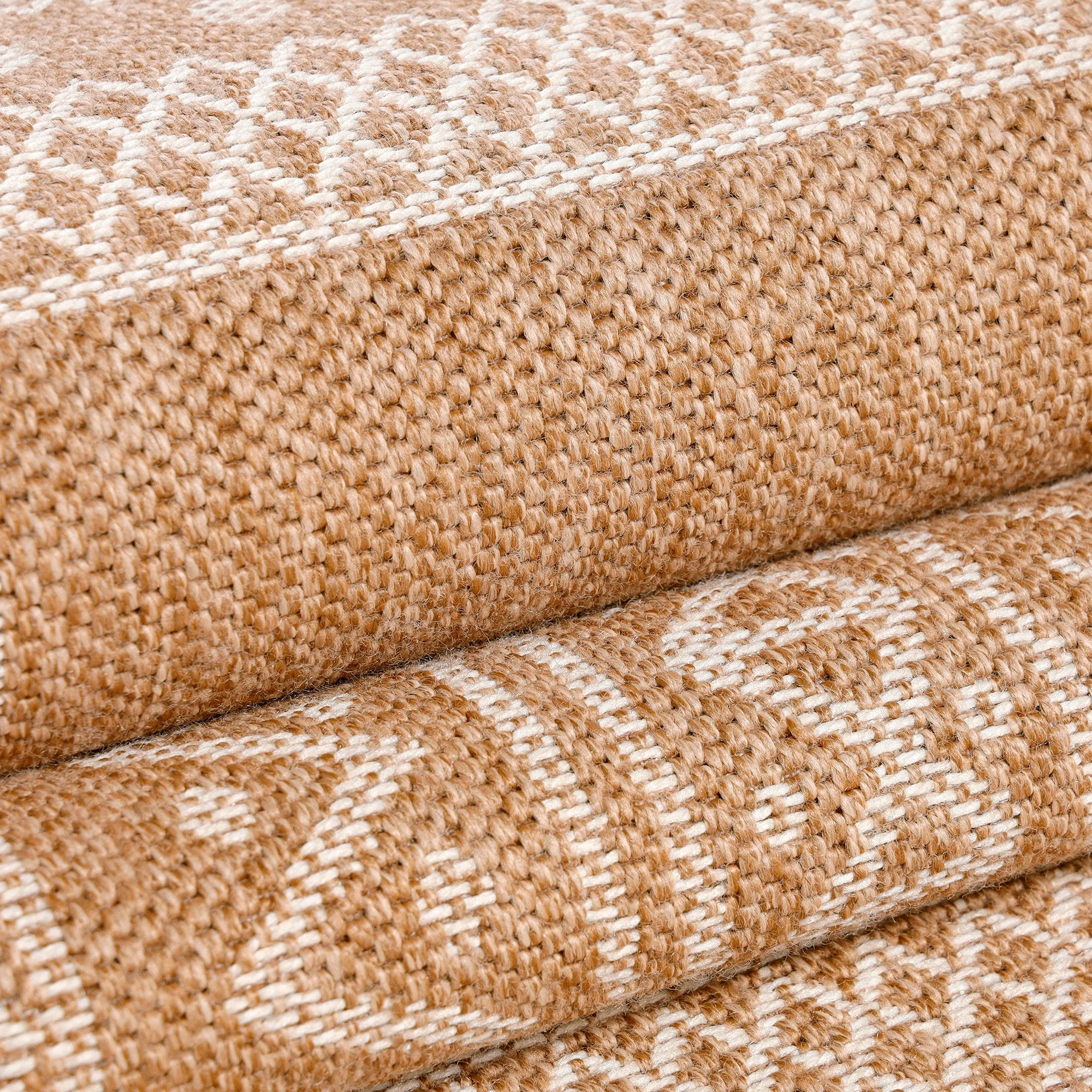 Vintage Refined Weave Jute Rug | Beige