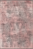 Vintage Look Abstract Oriental Style Rug | Pink 