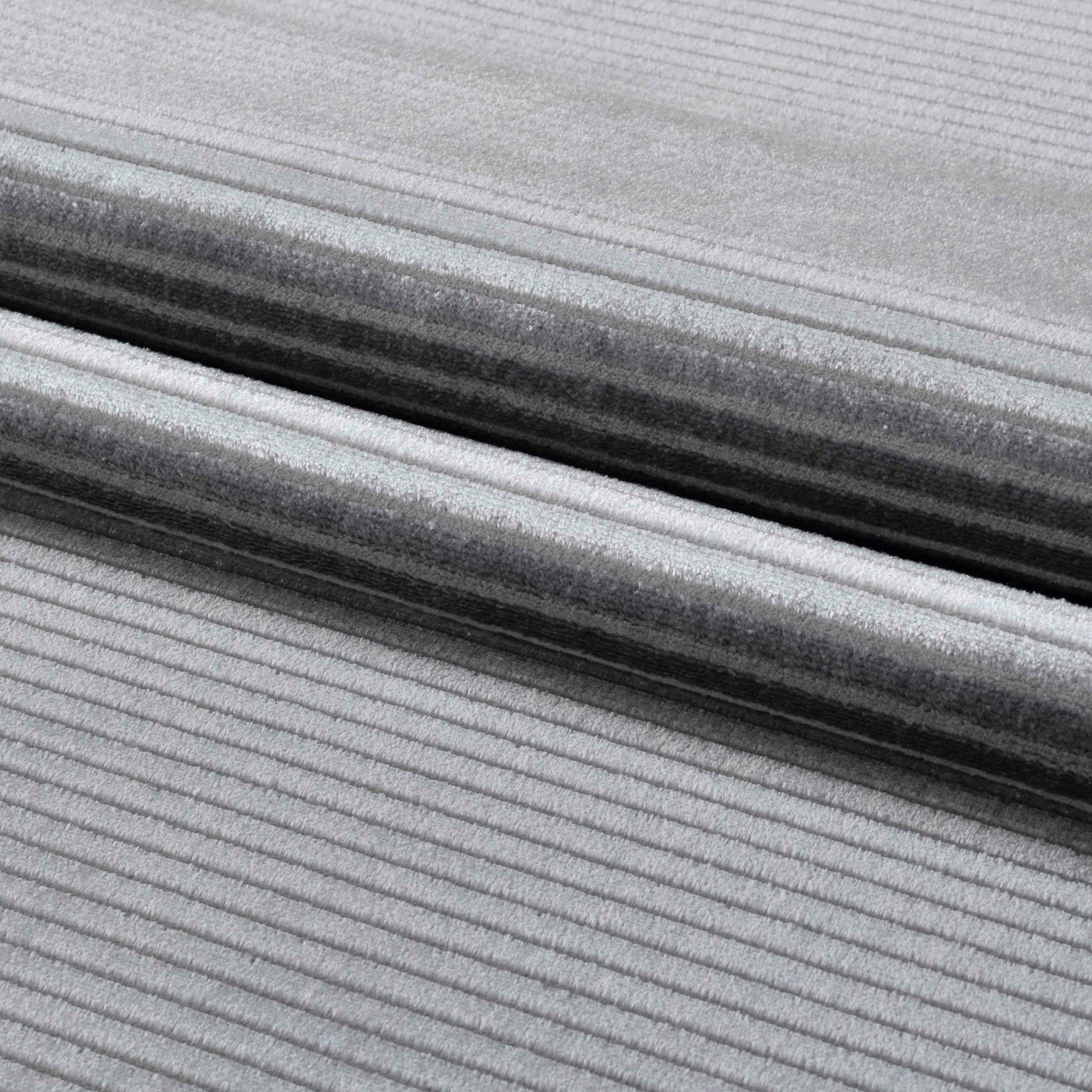 Striped Color Plain Premium Area | Gray