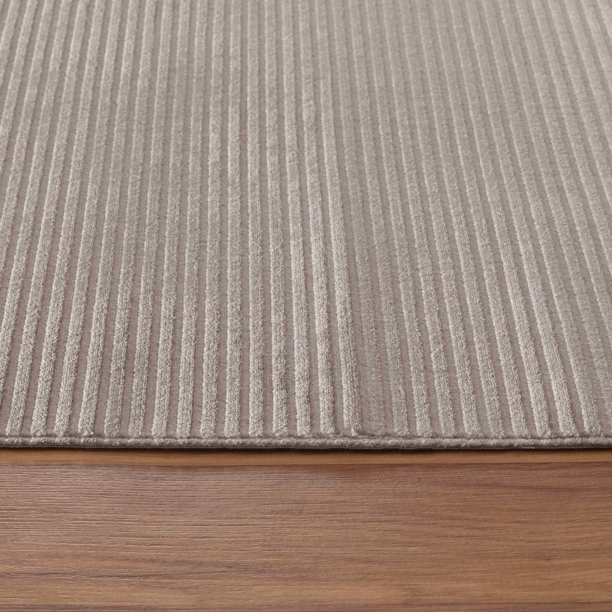 Striped Color Plain Premium Area | Mocca