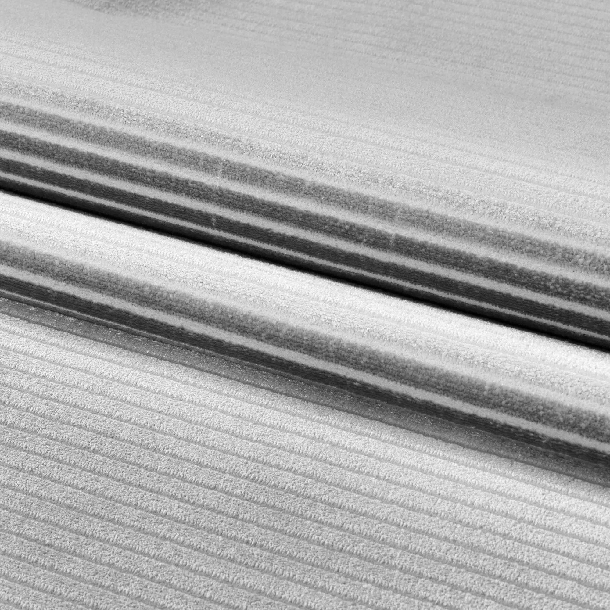 Striped Color Plain Premium Area | Silver