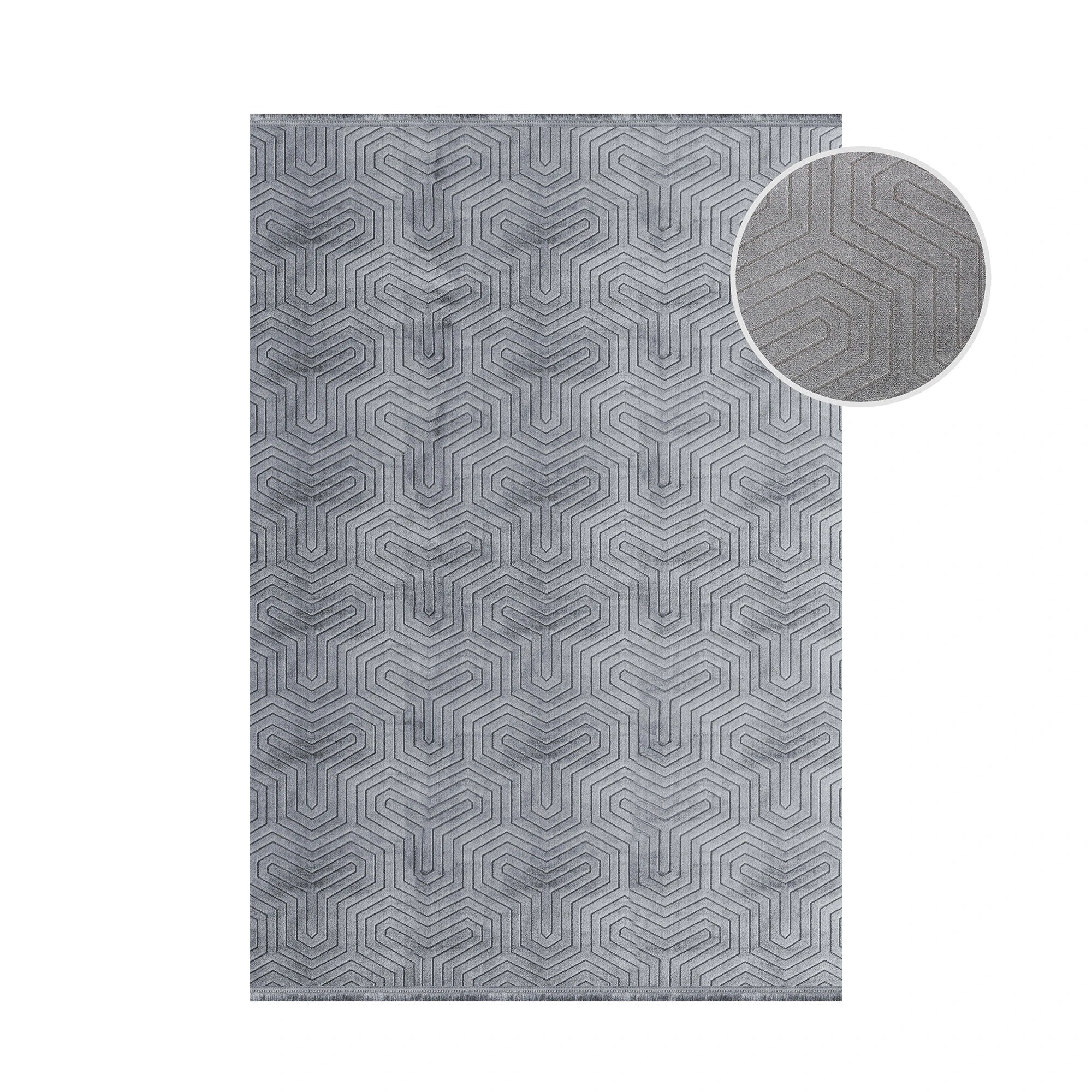 Solid Color Elegant Chic Area | Gray