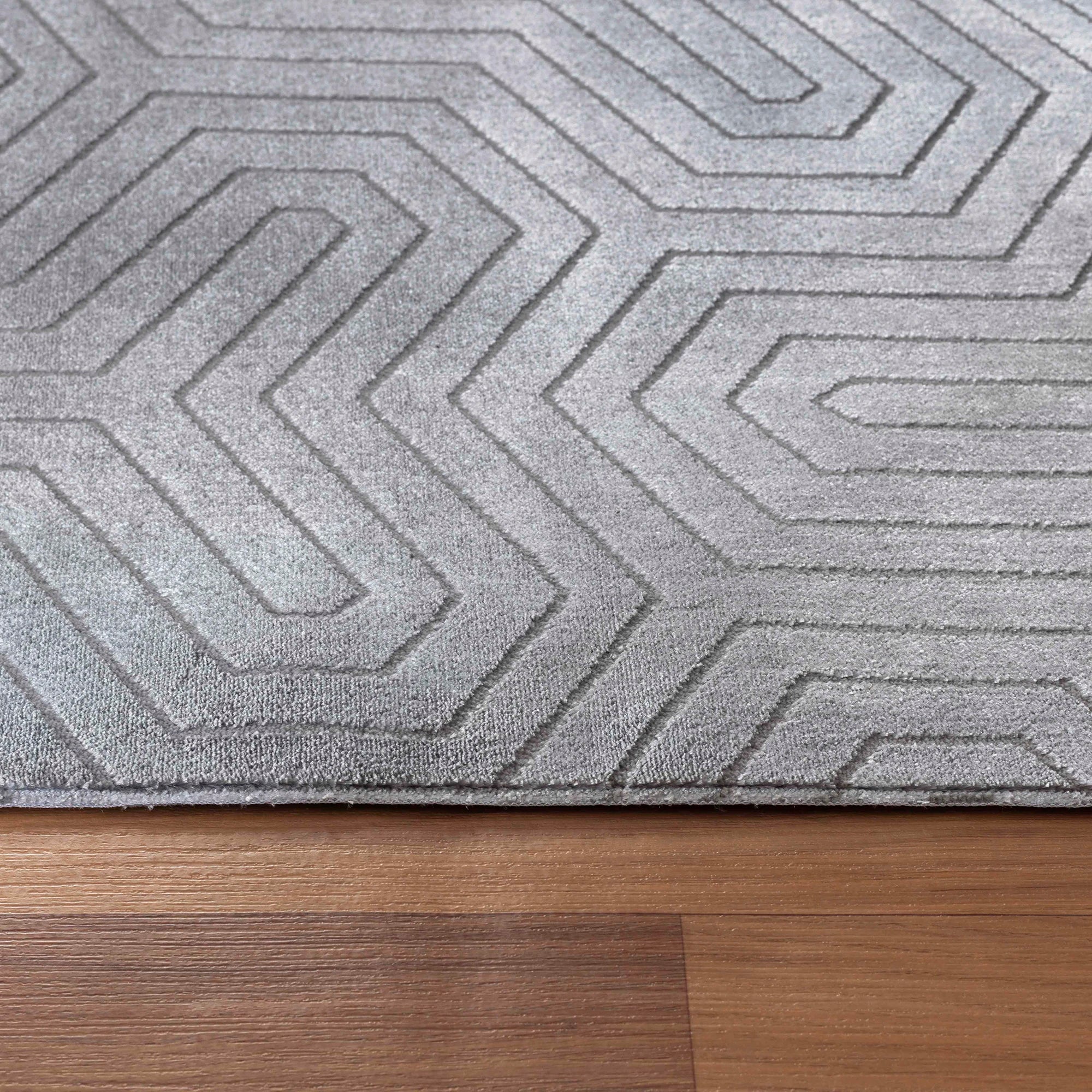 Solid Color Elegant Chic Area | Gray