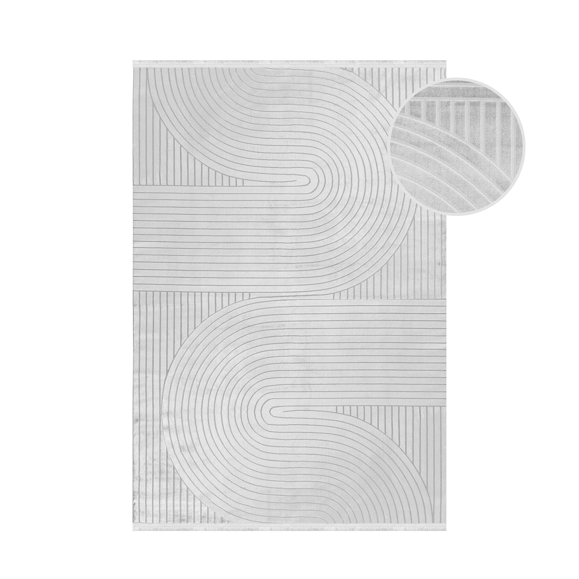 Clean Color Plain Refined Decor | Silver