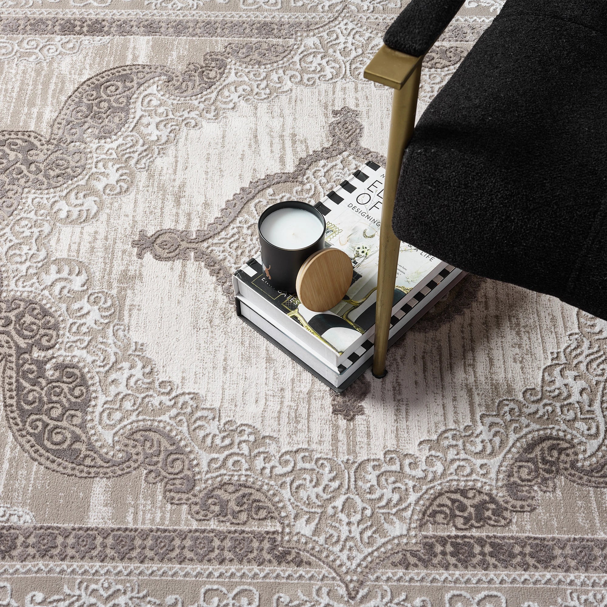Classic Medallion Soft Area Rug
