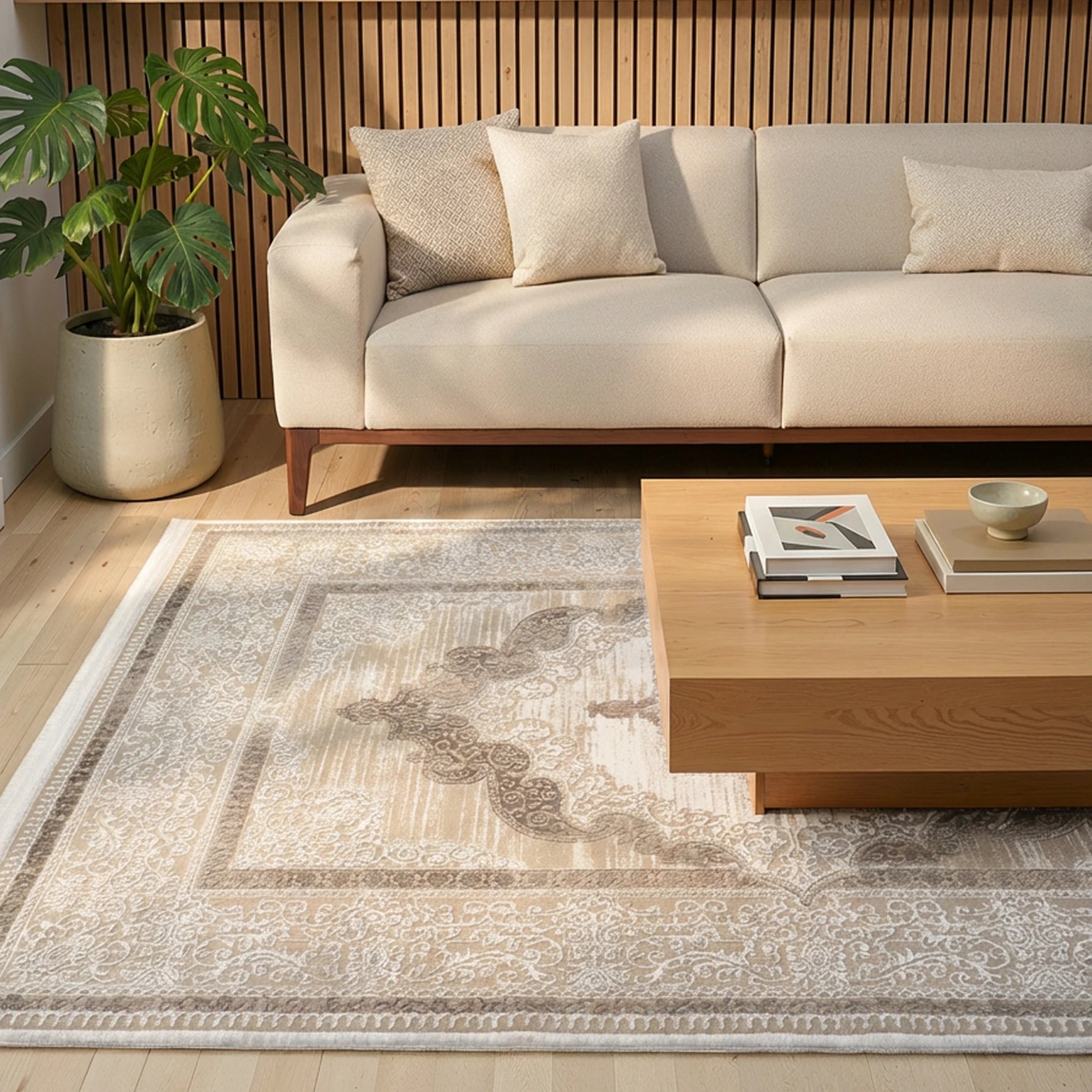 Classic Medallion Soft Area Rug